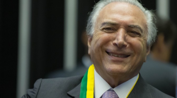 Michel Temer envia carta a Dilma