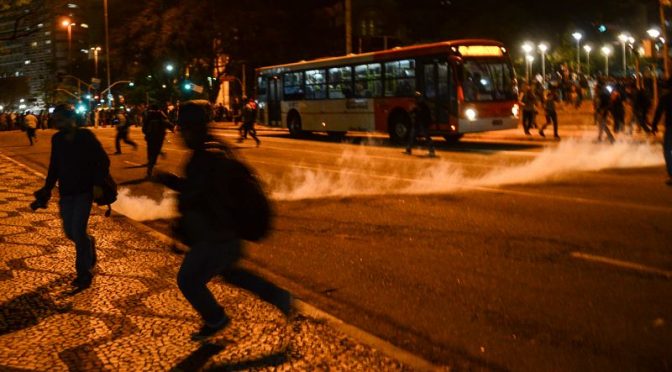 Governo paulista proíbe marcha contra Temer